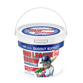 Big League Chew Original bubblegum in a full bucket for team games.