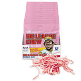 Big League Chew Punch Out Pink Lemonade pack on display, a convenient team snack for games.