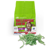 Big League Chew Swingin' Sour Apple gum pack with bold sour-apple flavor for game day snacking