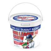 Big League Chew team rally bucket with 240 gumballs ready for sharing.