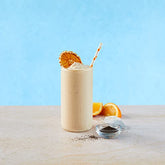 Big Train Vanilla Bean Blended Creme Frappe Mix packaging for quick, consistent beverages at home.