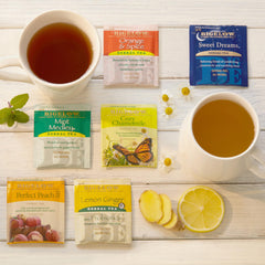 Bigelow Cozy Chamomile tea bags for a relaxing evening ritual.