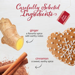 Bigelow Ginger Snappish packaging highlights holiday-friendly tea
