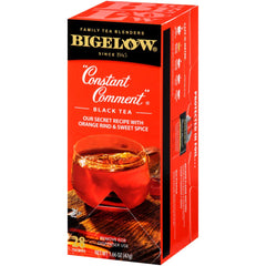 Orange rind and spice notes in Constant Comment aroma.