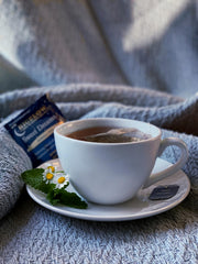 Bigelow Sweet Dreams caffeine-free label for relaxation