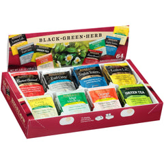 Bigelow Tea Assortment front cover, ideal for trying eight flavors.