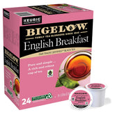 Bigelow English Breakfast box front, premium packaging for a reliable morning brew