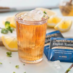 Bigelow English Teatime tea bags in foil pouches preserve freshness.