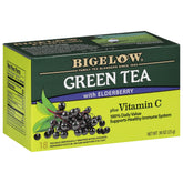Bigelow Tea green-tea-elderberry-bags for a refreshing daily cup
