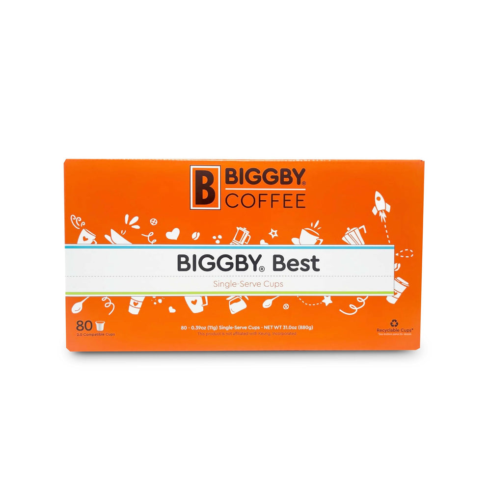 BIGGBY best single-serve coffee pods in box for convenient mornings