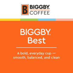 BIGGBY recyclable plastic cups compatible with 2.0 brewers for quick brew