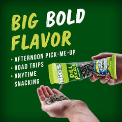 Close-up of BIGS seeds with dill flavor, tangy and savory