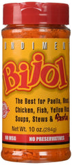 Bijol condiment adds vibrant color and authentic flavor to yellow rice and paella
