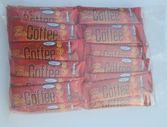 Bio Coffee wheatgrass blend cup ready to mix with water and greens