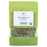 Biokoma organic white mulberry leaf tea loose leaves for a clean infusion