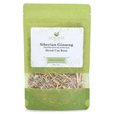 Biokoma Siberian Ginseng dried root 50g packaging ready for a fragrant herbal tea