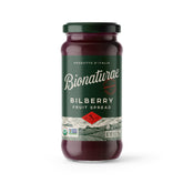 Bionaturae bilberry spread jar with premium organic flavor for toast
