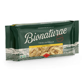 Bionaturae Organic Egg Tagliatelle packaging shows USDA Organic and non-GMO status.
