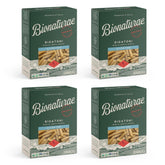 Bionaturae Rigatoni pasta packaging highlights organic gluten-free pasta