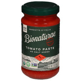 Bionaturae tomato paste jar front—compact 7 oz for easy pantry storage and quick sauces.