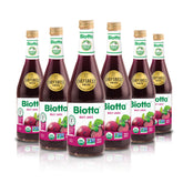 Biotta Organic Beet Juice bottle sits on a clean surface, ready for daily energy.