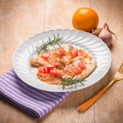 Birch & Meadow freeze-dried shallots in a glossy vinaigrette.