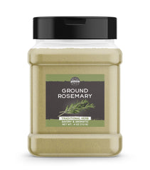 Birch & Meadow ground rosemary close-up, finely ground spice ideal for roasting and seasoning