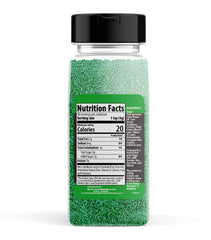 Birch & Meadow Green Sprinkles closeup shows glossy sugar crystals for sparkle.