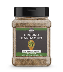 Birch & Meadow Ground Cardamom bottle delivers aromatic spice for versatile meals.