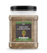 Birch & Meadow ground cardamom packaging closeup for tea and baking.