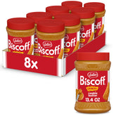 Biscoff Crunchy Cookie Butter Spread jar with cookie chunks for toast