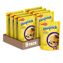 Bisquick Original baking mix pack of nine for versatile breakfasts