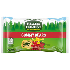 Black Forest Gummy Bears six-flavor close-up highlighting soft, juicy texture for quick bites
