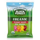 Black Forest Organic Gummy Bears box, 12-pack, ideal for pantry snacks.