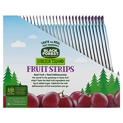 Black Forest Stretch Island grape strip placed inside a lunchbox for school meals