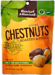 Blanchard & Blanchard travel-pack chestnuts, convenient nutrition on the move.