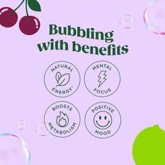 Bloom Nutrition Sparkling Energy focus-shot emphasizing pep and focus during activity