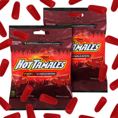 Bloom's Hot Tamales Fierce Cinnamon packaged candy display ready for gifting.