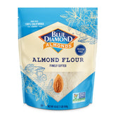 Blue Diamond Almond Flour bag front shows gluten-free baking staple for recipes.