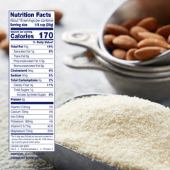 Blue Diamond Almond Flour bowl with flour ready for easy baking.
