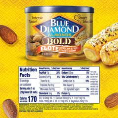 Close-up of Blue Diamond Almonds Elote Street Corn crunch with creamy cheese notes.