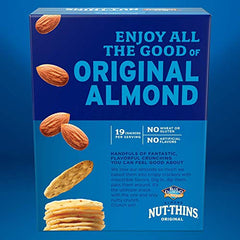 Blue Diamond Almonds Nut-Thins Original crackers beside a bowl of cheese spread.