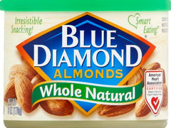 Blue Diamond packaging 6-ounce can with GMO-free promise