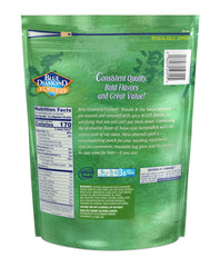 Blue Diamond Wasabi & Soy bag opened, resealable freshness on the go.