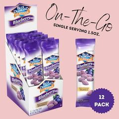 Blue Diamond Blueberry Almonds blueberry visuals, antioxidant-friendly snack note.