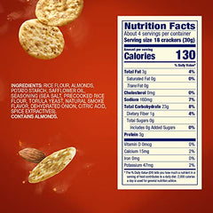 Blue Diamond Almonds Nut-Thins Smokehouse pack on shelf offers a convenient 12-box bundle