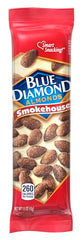 Blue Diamond Smokehouse almonds on shelf emphasize ready-to-eat single-serve bags