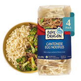Blue Dragon packaging shows noodle nests for quick meal prep.
