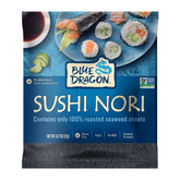Blue Dragon Sushi Nori pack top view for quick, fresh rolls.