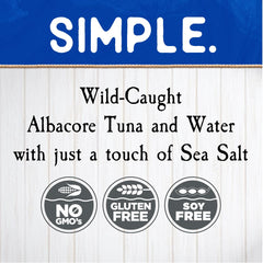 Blue Harbor Fish Co. pack of 12 cans on a kitchen counter ready